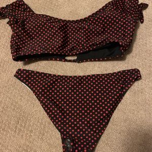 Kensie Swim - Kensie Navy/Red Bikini Swimsuit sz M Kensie Swim - Kensie Navy/Red Bikini Swimsuit sz M